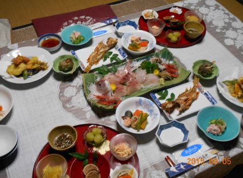 3位 民宿つるや 食事