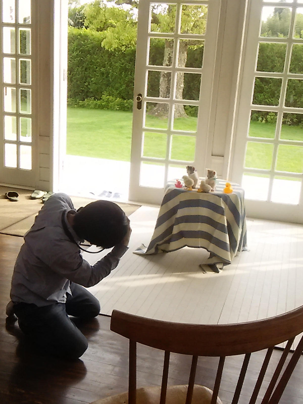 撮影の様子=光文社提供