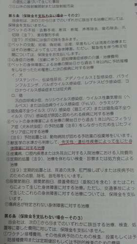 保険の約款には「先天性疾患」についての記述が…