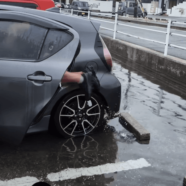 乗車成功！SASUKE出場の夢も敵うかも 画像提供：橋本拓実