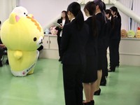 サンエックス「2025年度 新入社員入社式」の様子＝4月1日、都内