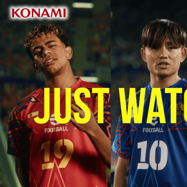 サッカーゲーム「eFootball」の新CMに登場した日本代表・久保建英©Konami Digital Entertainment