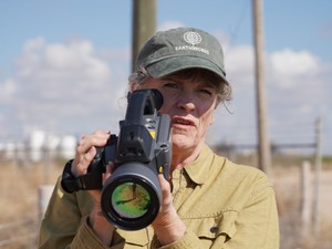 メタンハンター、温暖化「犯人」の追跡者　特殊カメラで油井やガス井を監視、可視化