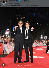 トム・クルーズのインスタグラム＠tomcruiseより