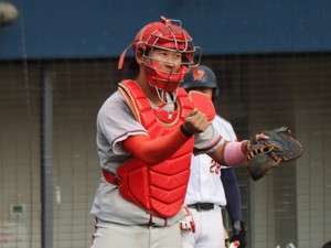 奈良学園大・守優雅　1年目からマスクをかぶる"扇の要"「投手が投げやすい環境を」
