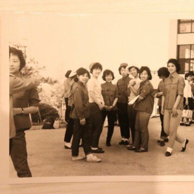 大学３年の時の写真。他大学との交歓会で大津市内のユースホステルを訪れた