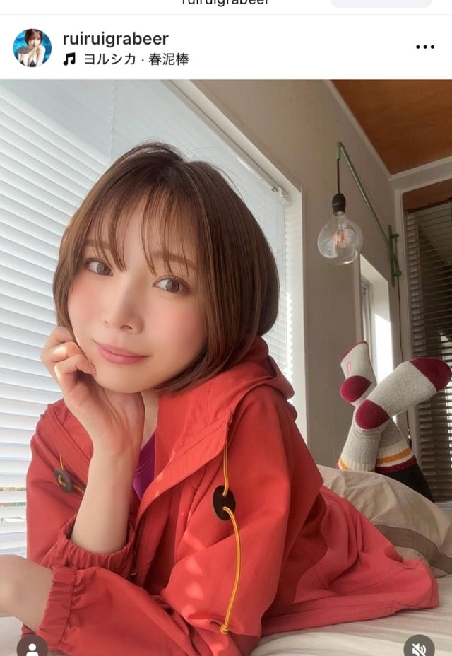 南雲るいインスタグラム(@ruiruigrabeer)より