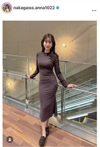 中川安奈アナウンサーのインスタグラム＠nakagawa.anna1022より