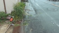 事故があった現場　玉野市玉