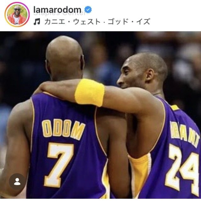 ラマー・オドムのインスタグラム＠lamarodomより
