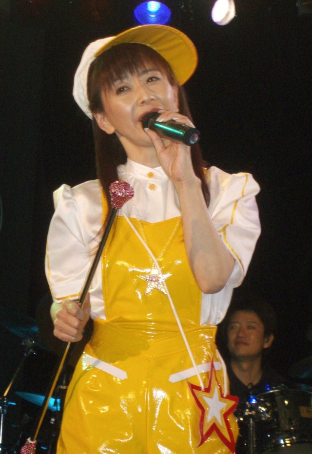 コメットさんの衣装で歌う