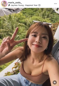 曽田茉莉江インスタグラム(@marie_soda_)より