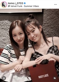 板野友美のインスタグラム＠tomo.i_0703より