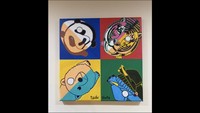 2人の合作　万華鏡を想起させる作品