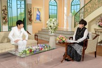 21日放送の「徹子の部屋」に出演する和田アキ子（左）と司会の黒柳徹子＝テレビ朝日提供