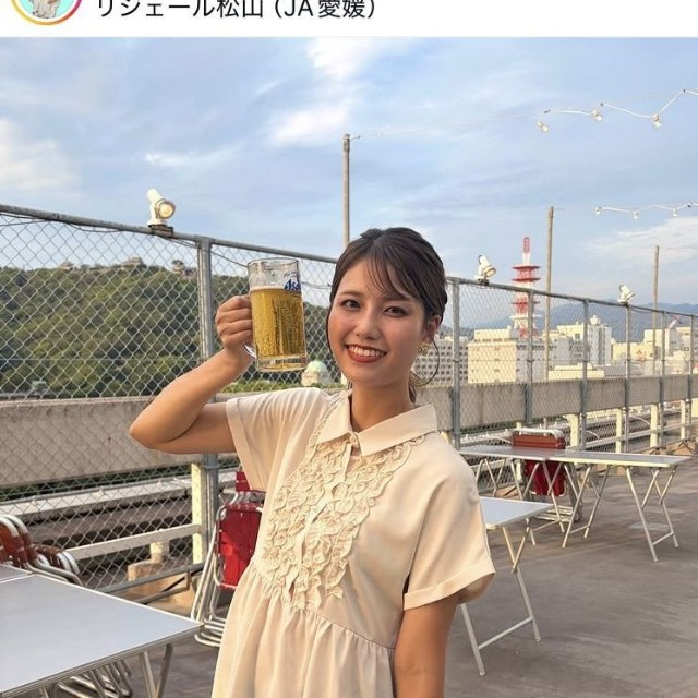 鈴木瑠梨アナウンサーのインスタグラム＠ebc_suzuki.ruriより