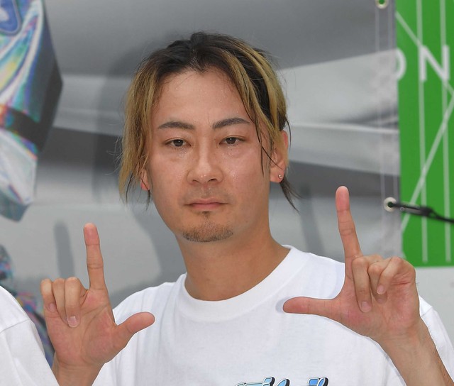 DA PUMPのTOMO＝２０２３年６月撮影