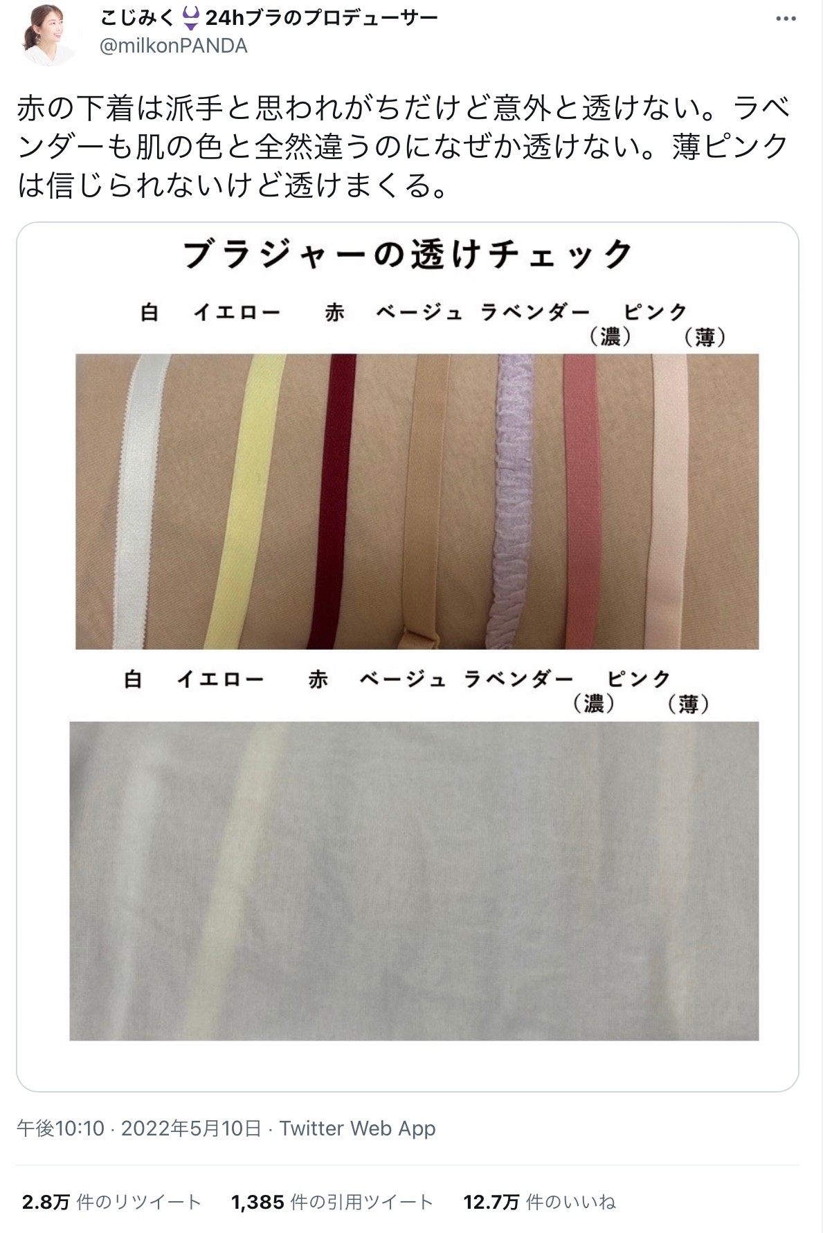 下着 透け チェッカー