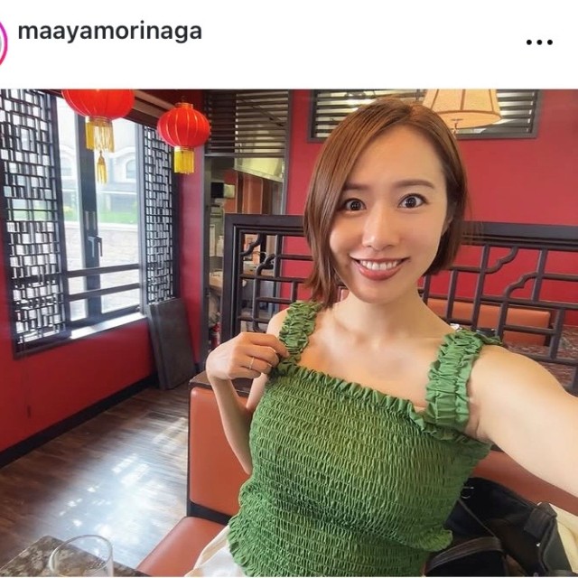 守永真彩インスタグラム(@maayamorinaga)より