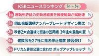 KSBニュースアクセス数ランキング　7月1日～7日