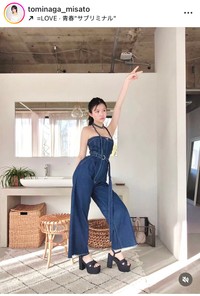 冨永実里インスタグラム＠tominaga_misatoより