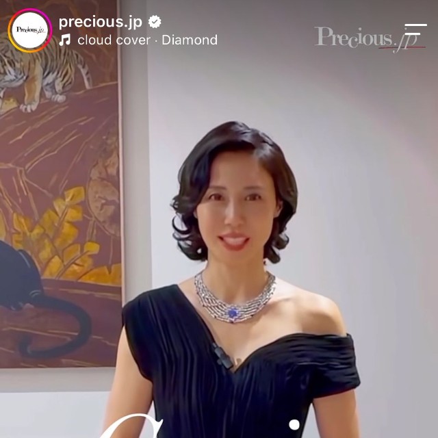 松嶋菜々子さん　（「Precious」公式インスタグラムより）