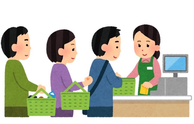 レジの待機列が長いと並び直すのが面倒と思う気持ちはわかるが……