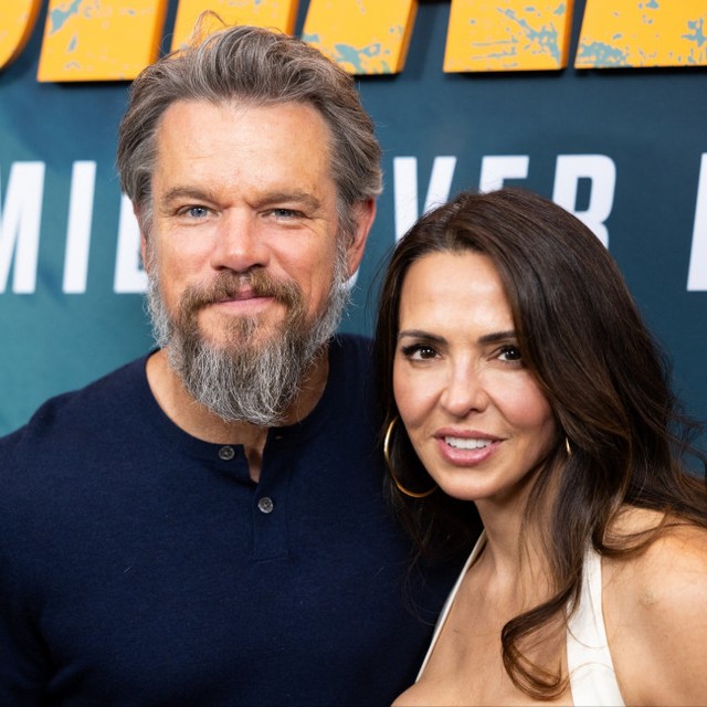 マット・デイモンと妻のルシアナ