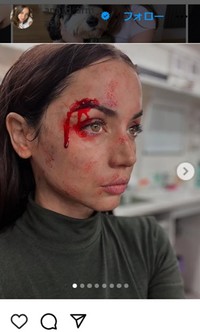 アナ・デ・アルマスのインスタグラム＠ana_d_armasより