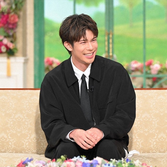 「徹子の部屋」    柿澤勇人＝テレビ朝日提供