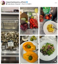 横山めぐみさん、旅先のハワイでも得意の料理を披露（本人の公式インスタグラムから）