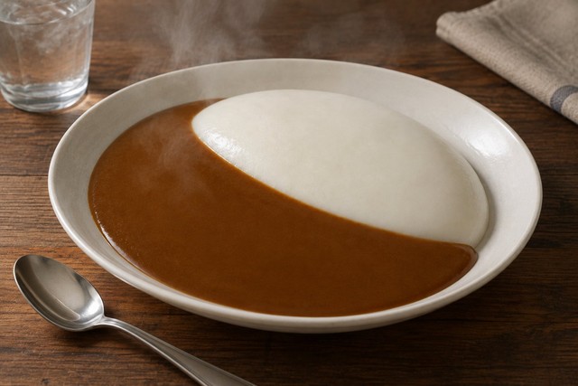 こちらが話題のAIカレー（癒色えもさん提供）