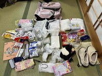 次女・葵葉さんの防災リュックの中身（画像提供：津上さん）