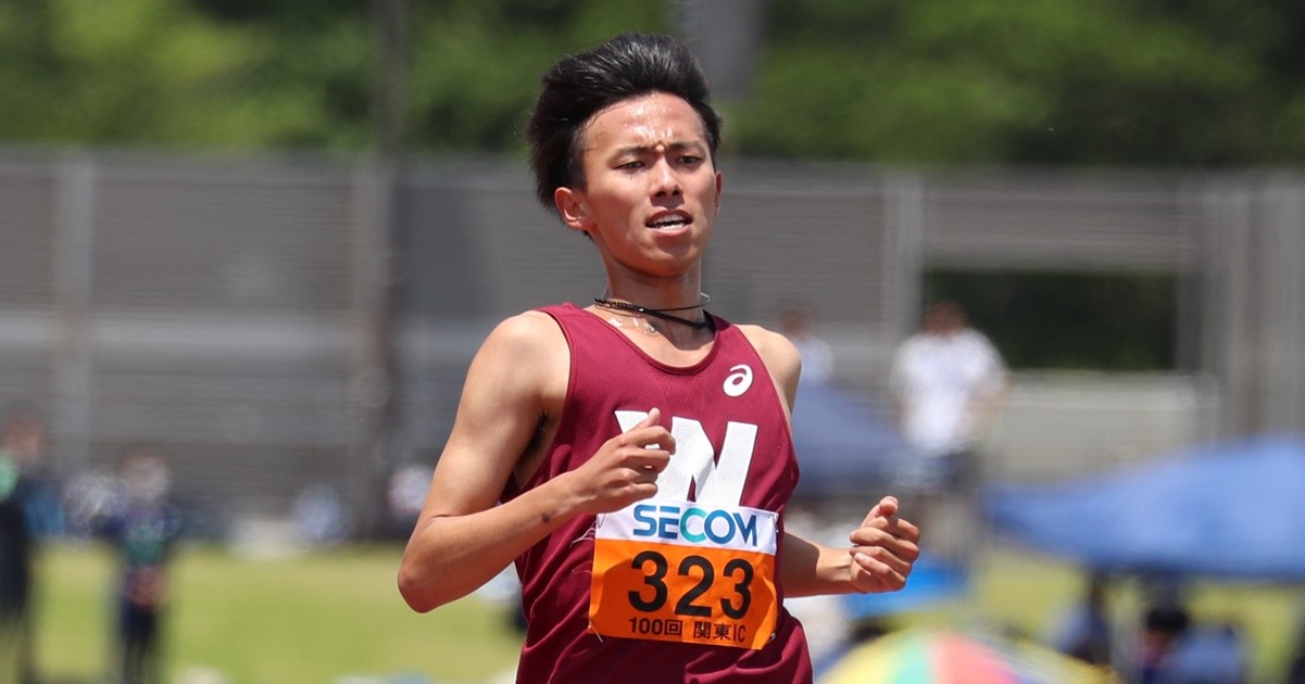 陸上・駅伝 早稲田大・菖蒲敦司、1500m2位と3000mSC1位 三浦龍司という壁に挑む 4years