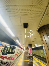 ホームでもここだけは涼しいとのこと（神戸くまえもんさん提供）