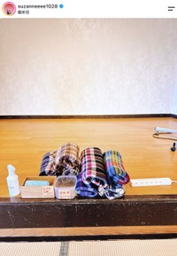 スザンヌさんの公式インスタグラムから