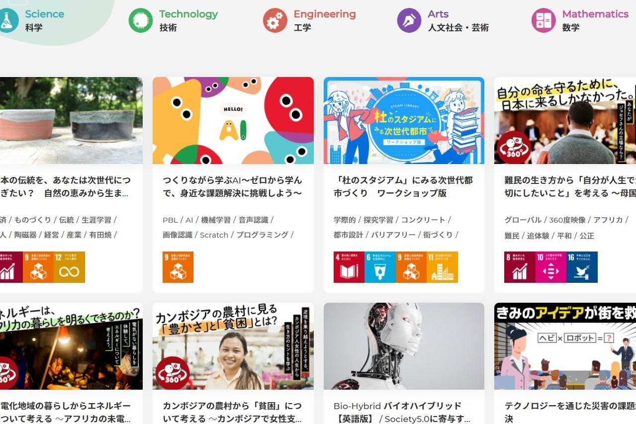 経済産業省の「STEAMライブラリー」