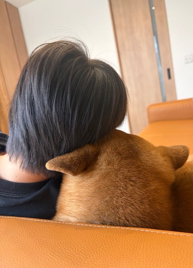 息子さんとコタローくん（画像提供：epiさん）