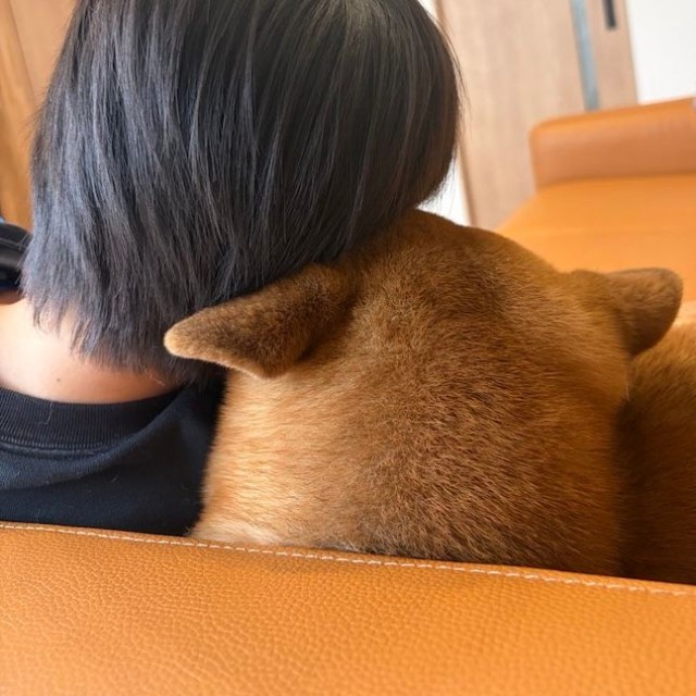 息子さんとコタローくん（画像提供：epiさん）