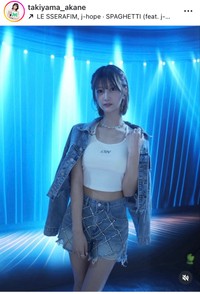 瀧山あかねアナのインスタグラム＠takiyama_akaneより