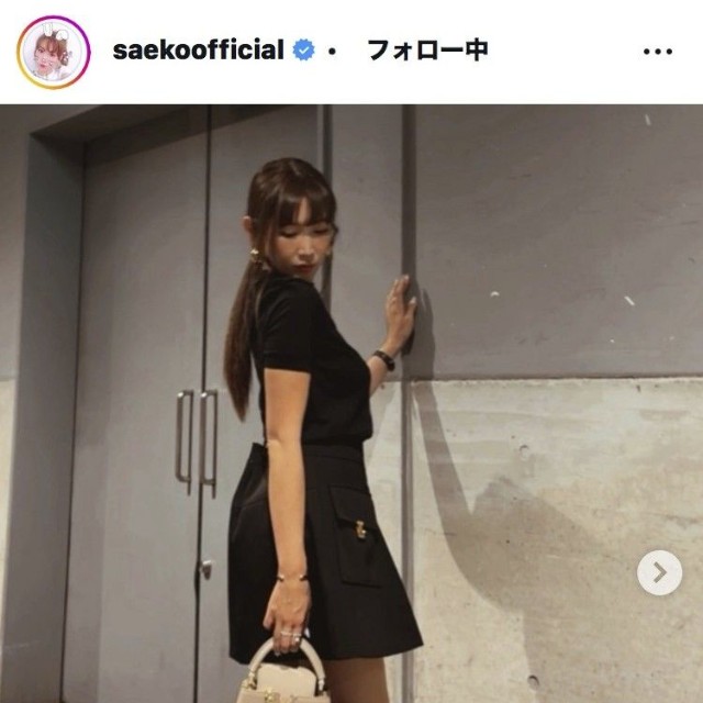 紗栄子のインスタグラム＠saekoofficialより