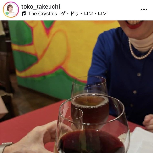 武内陶子アナのインスタグラム＠toko_takeuchiより