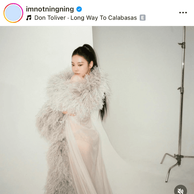 ニンニン NINGNING (@imnotningning)のインスタグラムより