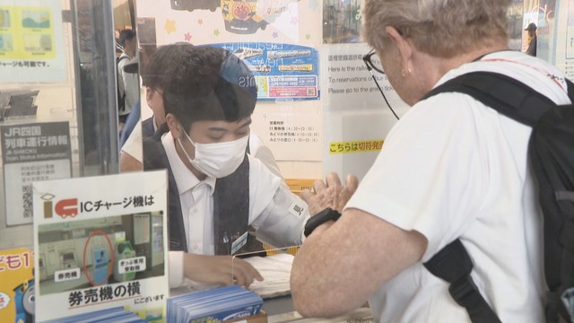 JR高松駅　2日午後4時半ごろ