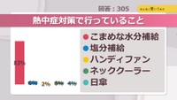 熱中症対策で行っていること【みんなに聞いてみた】