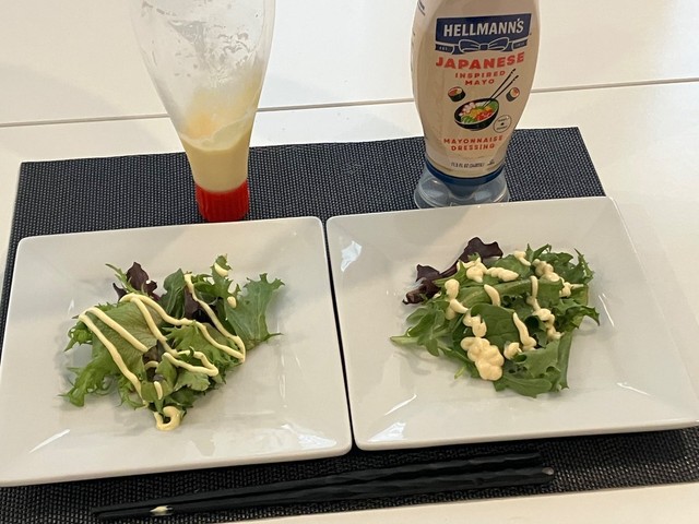 キューピーと食べ比べると…（Onyoさん提供）