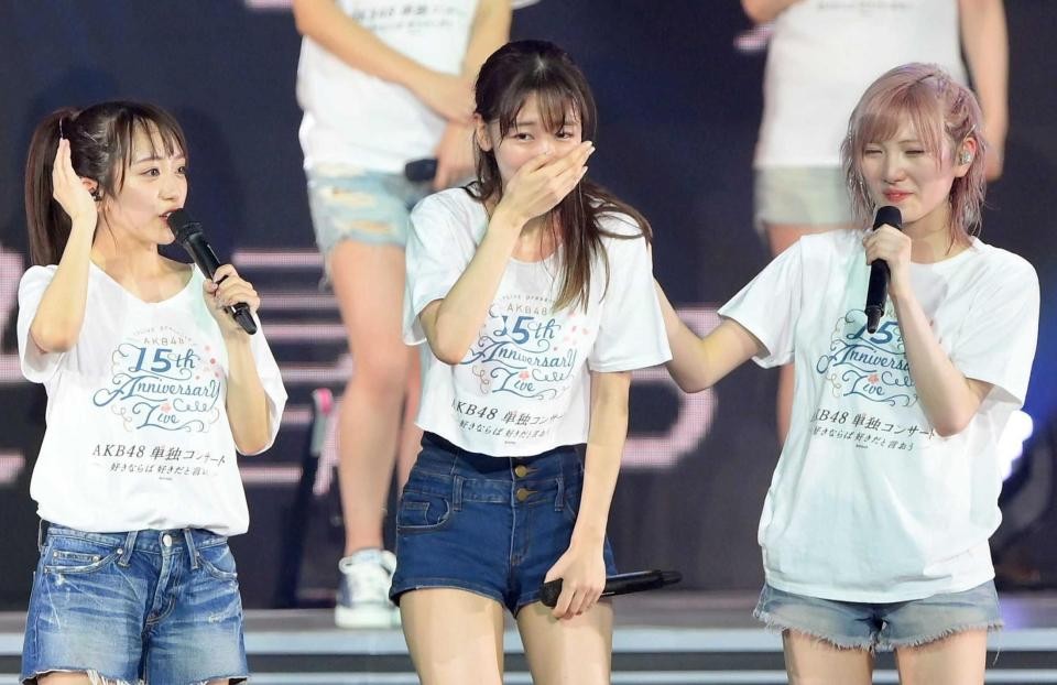 AKB15周年コンで“純正”作品リリース発表 560日ぶり新作に柏木