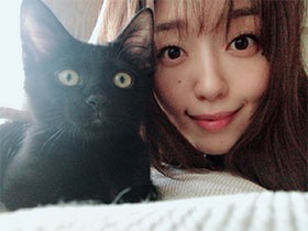 大雪の日に連れて帰った２匹の子猫　「竹」「梅」と名前をつけた