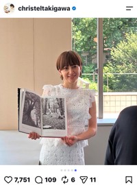 滝川クリステル（christeltakigawa）さんのインスタグラムより＝2025年6月18日