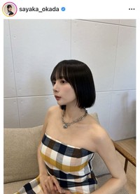 岡田紗佳のインスタグラム＠sayaka_okadaより